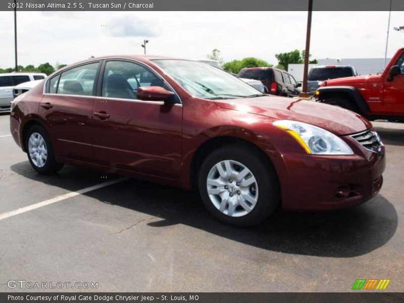 Tuscan Sun / Charcoal 2012 Nissan Altima 2.5 S