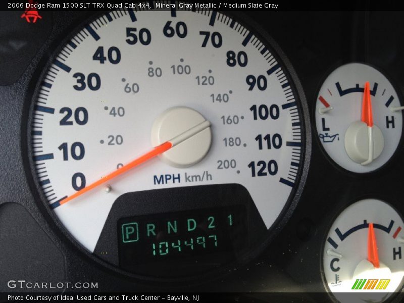 Mineral Gray Metallic / Medium Slate Gray 2006 Dodge Ram 1500 SLT TRX Quad Cab 4x4