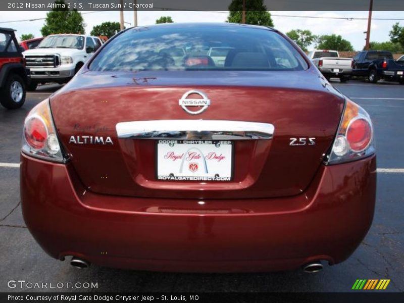 Tuscan Sun / Charcoal 2012 Nissan Altima 2.5 S