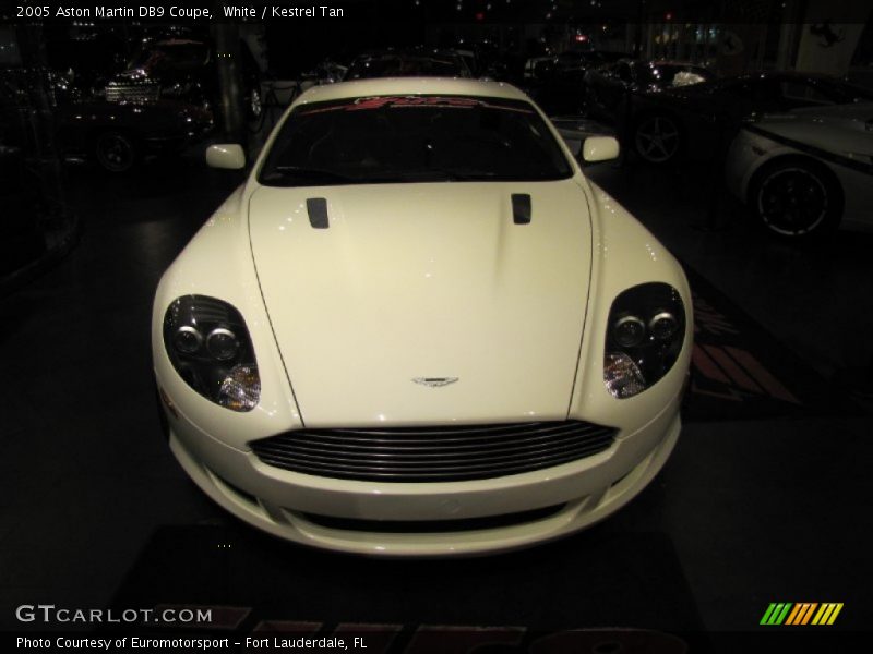 White / Kestrel Tan 2005 Aston Martin DB9 Coupe