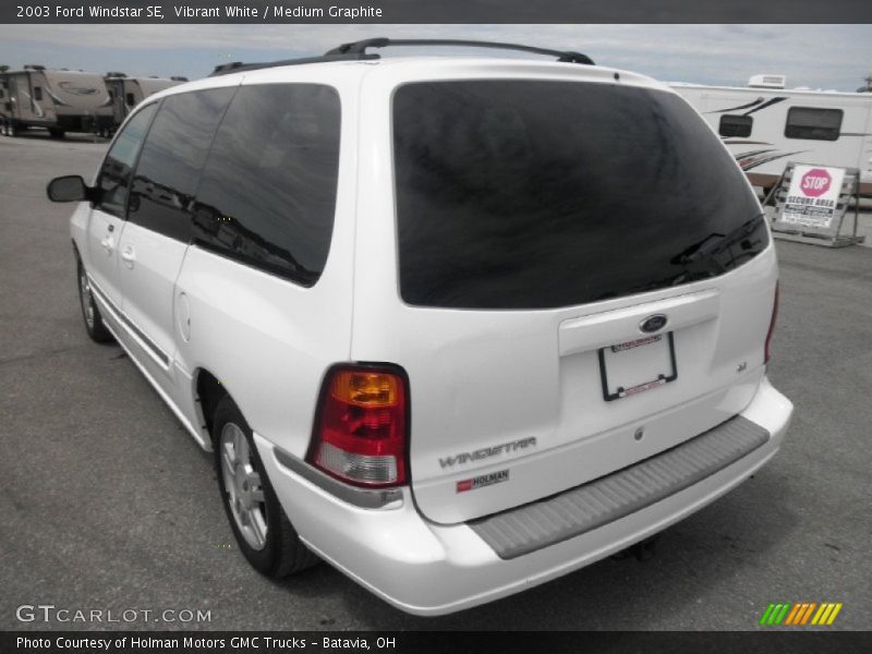 Vibrant White / Medium Graphite 2003 Ford Windstar SE