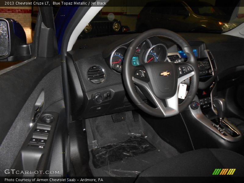 Blue Topaz Metallic / Jet Black 2013 Chevrolet Cruze LT