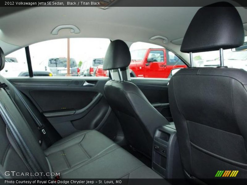 Black / Titan Black 2012 Volkswagen Jetta SE Sedan
