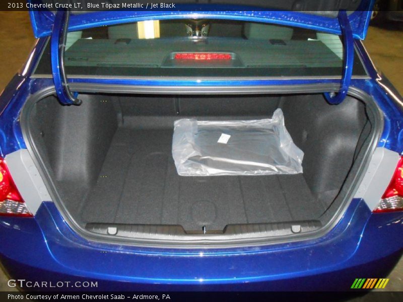 Blue Topaz Metallic / Jet Black 2013 Chevrolet Cruze LT