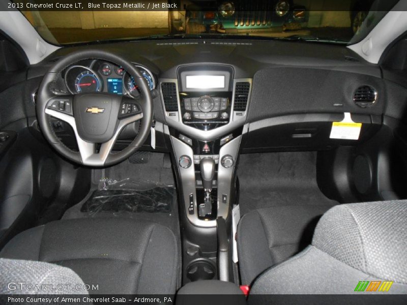 Blue Topaz Metallic / Jet Black 2013 Chevrolet Cruze LT