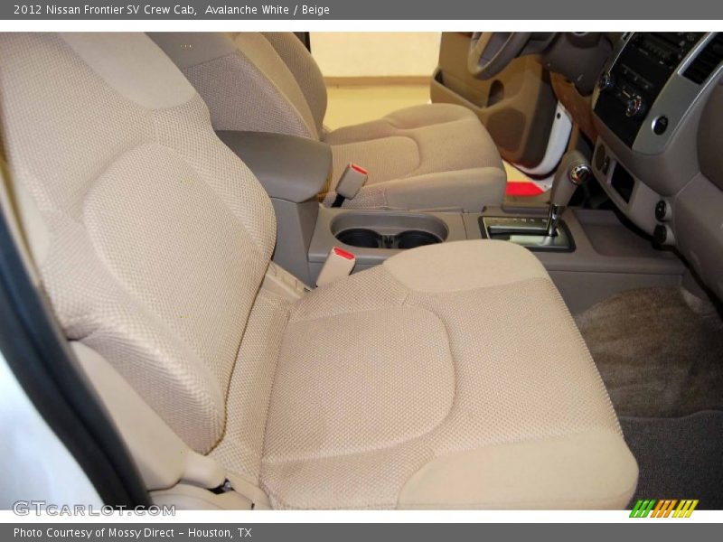 Avalanche White / Beige 2012 Nissan Frontier SV Crew Cab