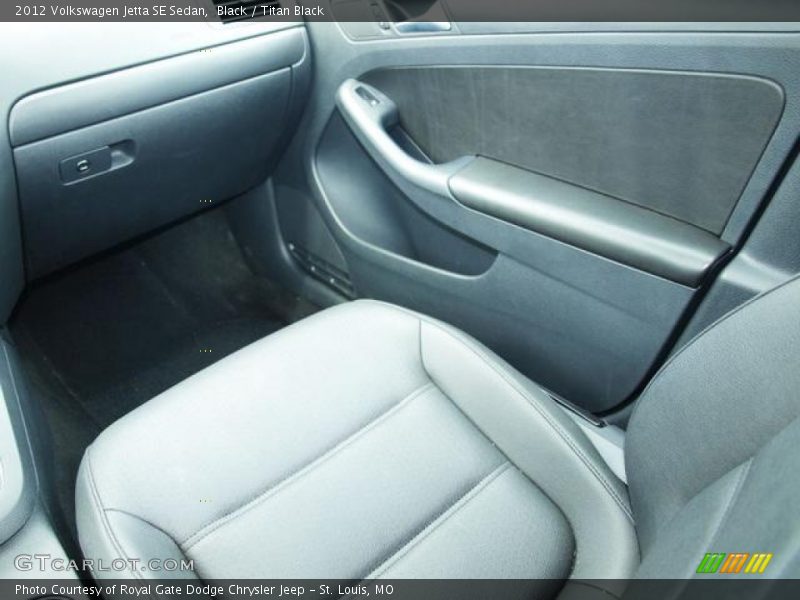 Black / Titan Black 2012 Volkswagen Jetta SE Sedan