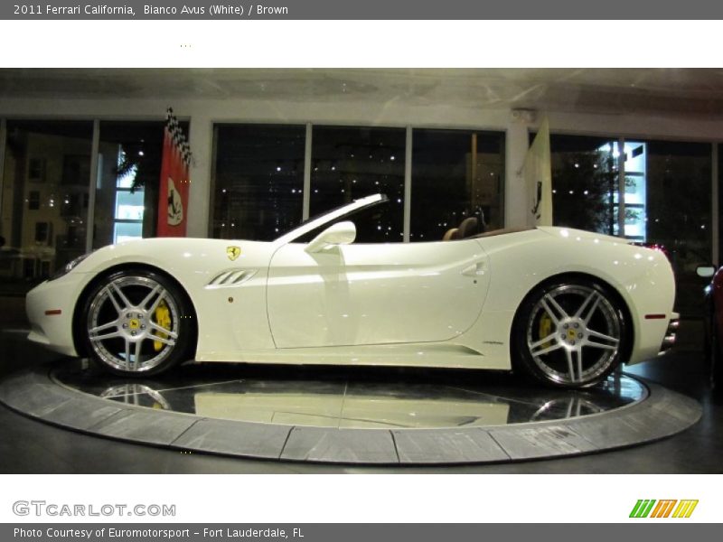 Bianco Avus (White) / Brown 2011 Ferrari California