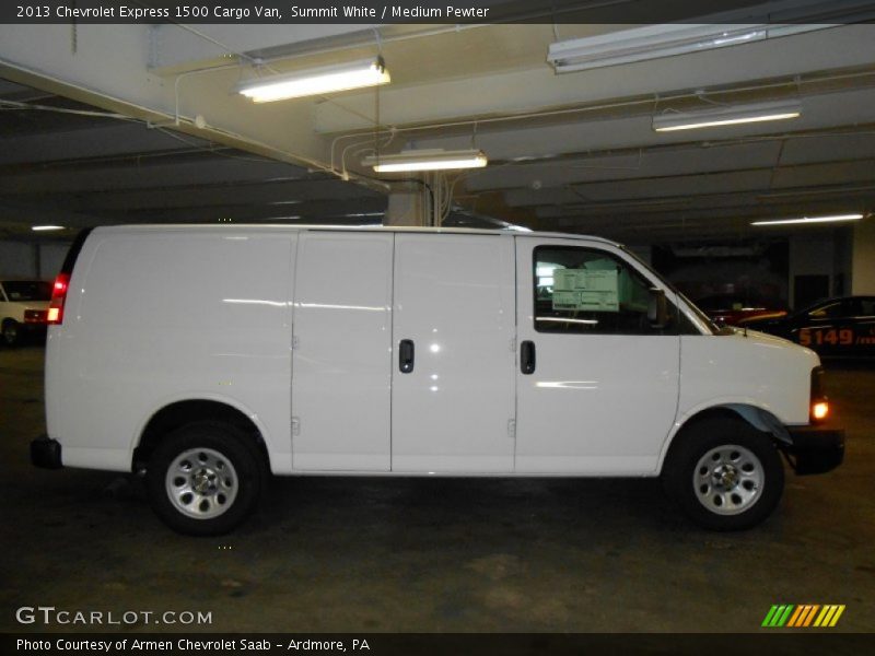 Summit White / Medium Pewter 2013 Chevrolet Express 1500 Cargo Van