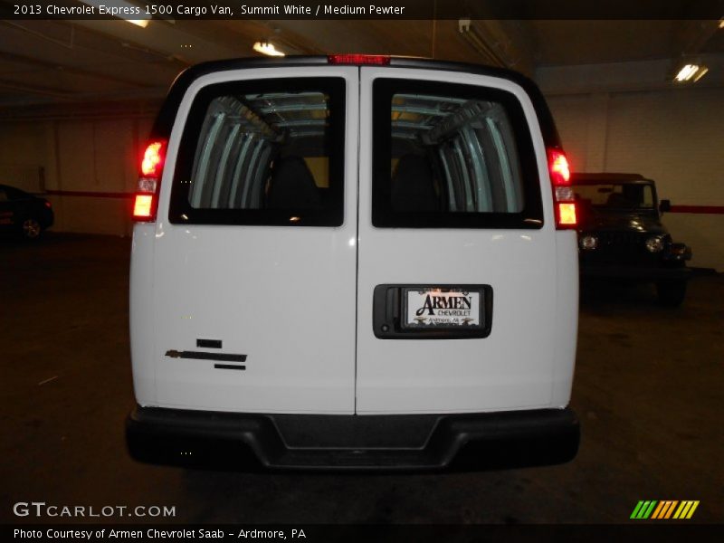 Summit White / Medium Pewter 2013 Chevrolet Express 1500 Cargo Van