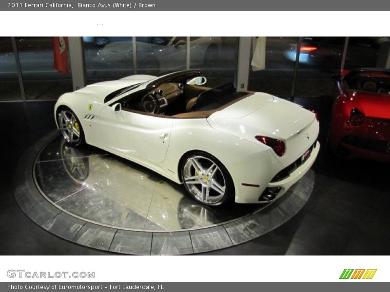 Bianco Avus (White) / Brown 2011 Ferrari California