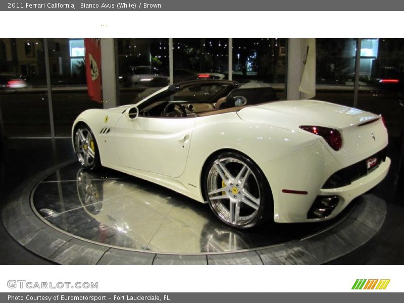 Bianco Avus (White) / Brown 2011 Ferrari California