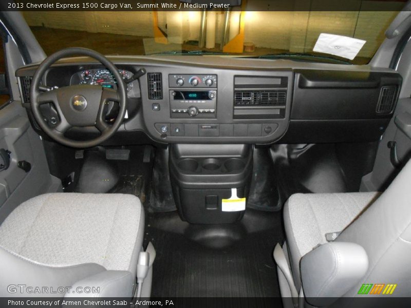 Summit White / Medium Pewter 2013 Chevrolet Express 1500 Cargo Van