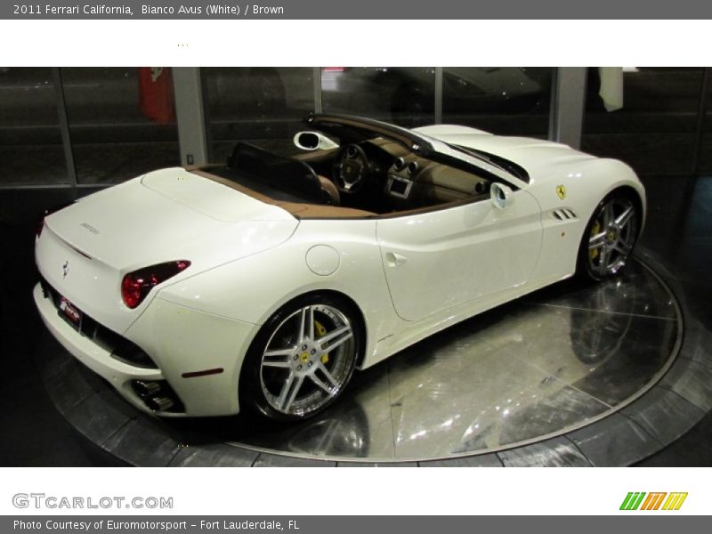 Bianco Avus (White) / Brown 2011 Ferrari California