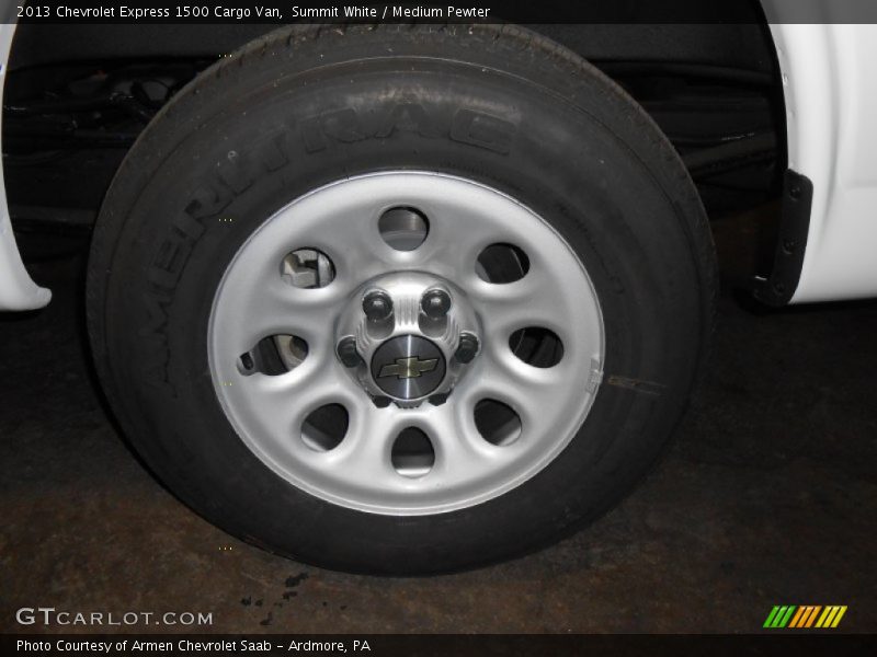 Summit White / Medium Pewter 2013 Chevrolet Express 1500 Cargo Van