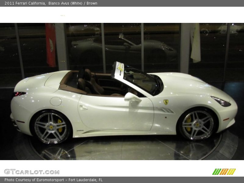 Bianco Avus (White) / Brown 2011 Ferrari California