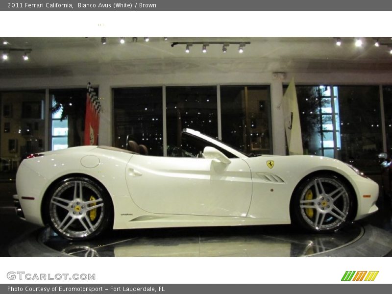 Bianco Avus (White) / Brown 2011 Ferrari California