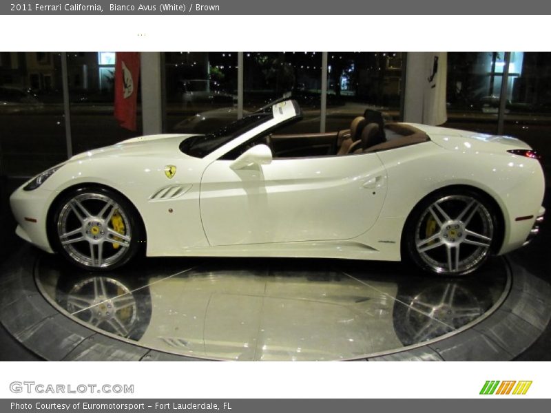 Bianco Avus (White) / Brown 2011 Ferrari California