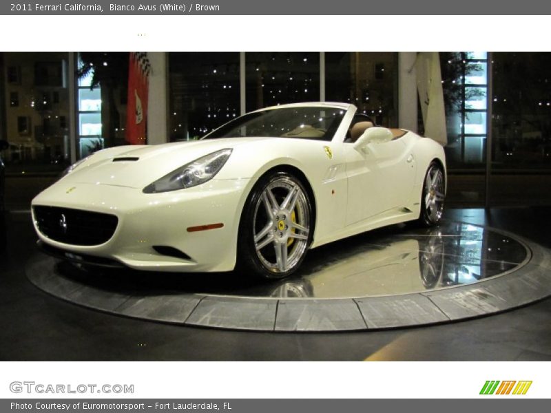 Bianco Avus (White) / Brown 2011 Ferrari California