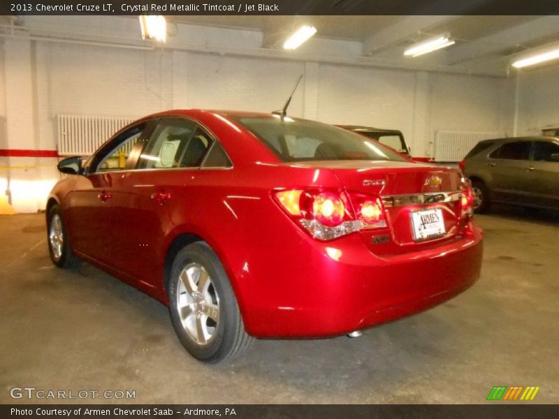Crystal Red Metallic Tintcoat / Jet Black 2013 Chevrolet Cruze LT