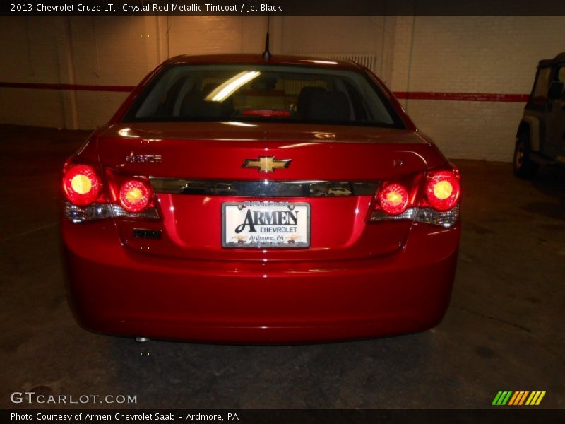 Crystal Red Metallic Tintcoat / Jet Black 2013 Chevrolet Cruze LT