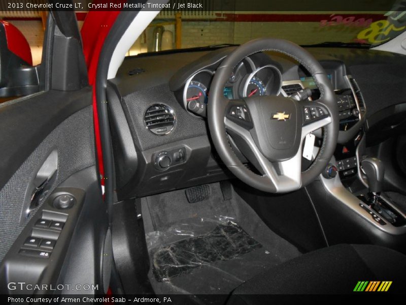 Crystal Red Metallic Tintcoat / Jet Black 2013 Chevrolet Cruze LT