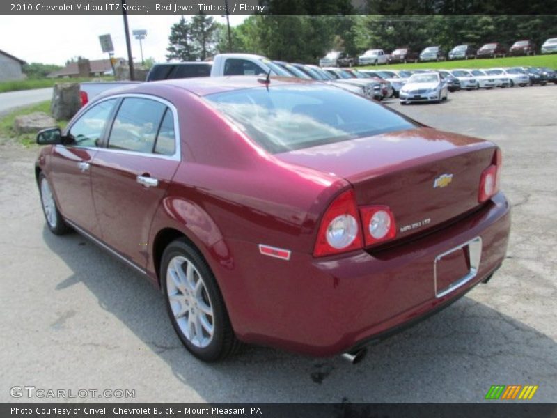 Red Jewel Tintcoat / Ebony 2010 Chevrolet Malibu LTZ Sedan