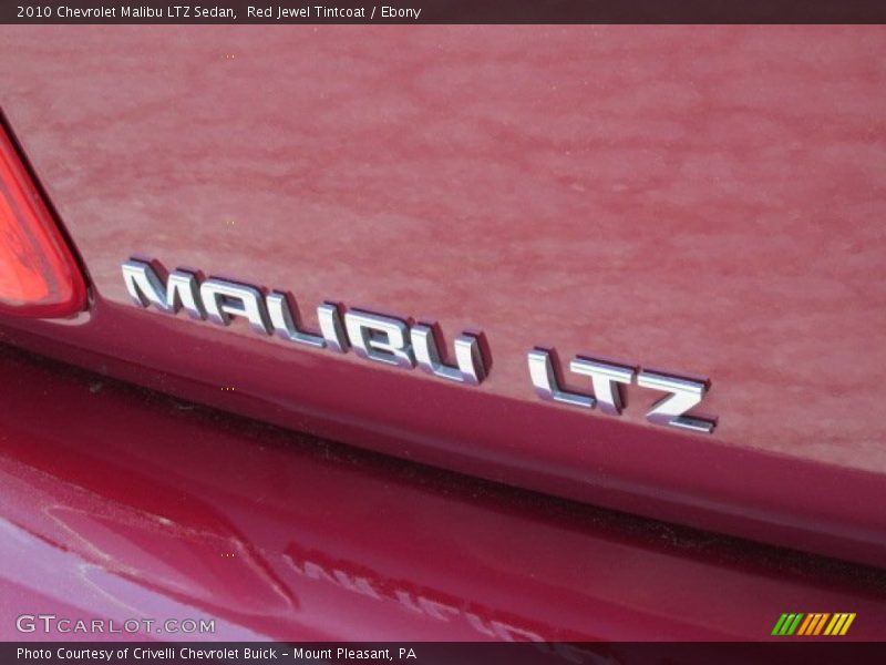 Red Jewel Tintcoat / Ebony 2010 Chevrolet Malibu LTZ Sedan