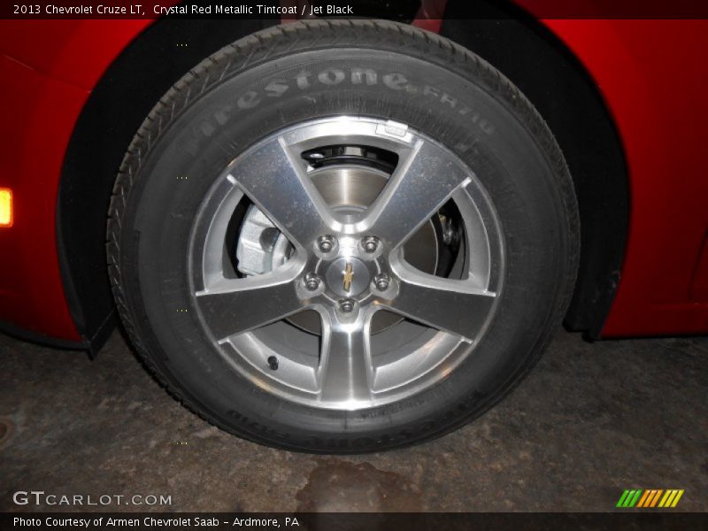Crystal Red Metallic Tintcoat / Jet Black 2013 Chevrolet Cruze LT