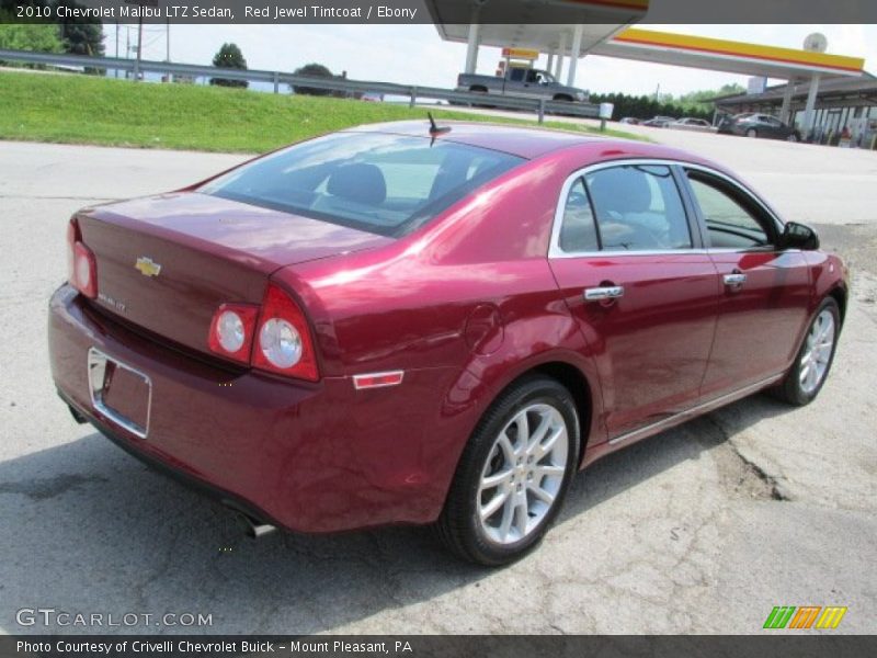 Red Jewel Tintcoat / Ebony 2010 Chevrolet Malibu LTZ Sedan