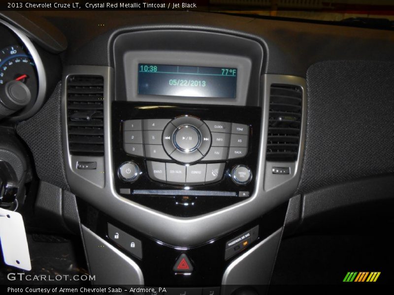 Crystal Red Metallic Tintcoat / Jet Black 2013 Chevrolet Cruze LT