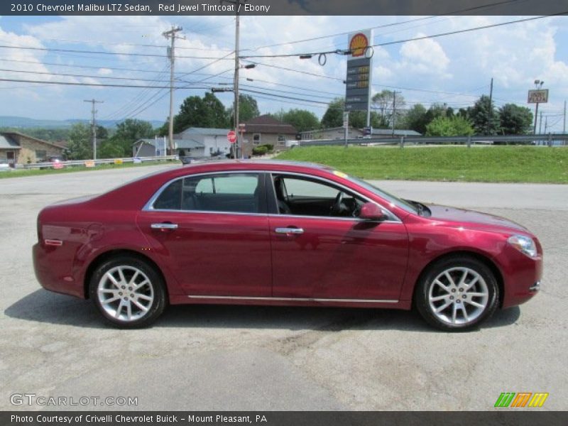 Red Jewel Tintcoat / Ebony 2010 Chevrolet Malibu LTZ Sedan