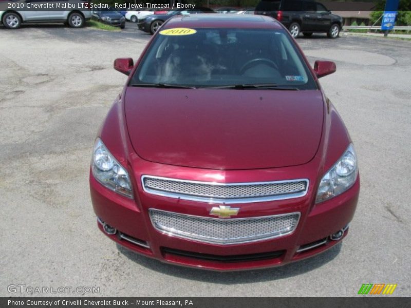 Red Jewel Tintcoat / Ebony 2010 Chevrolet Malibu LTZ Sedan