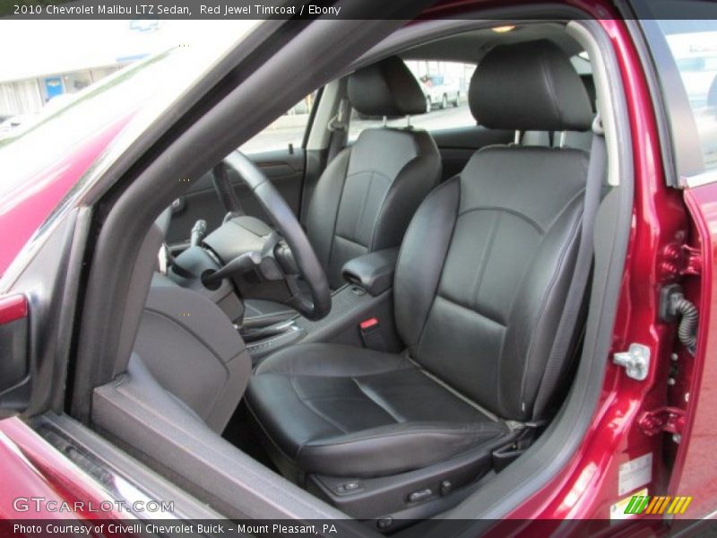 Front Seat of 2010 Malibu LTZ Sedan