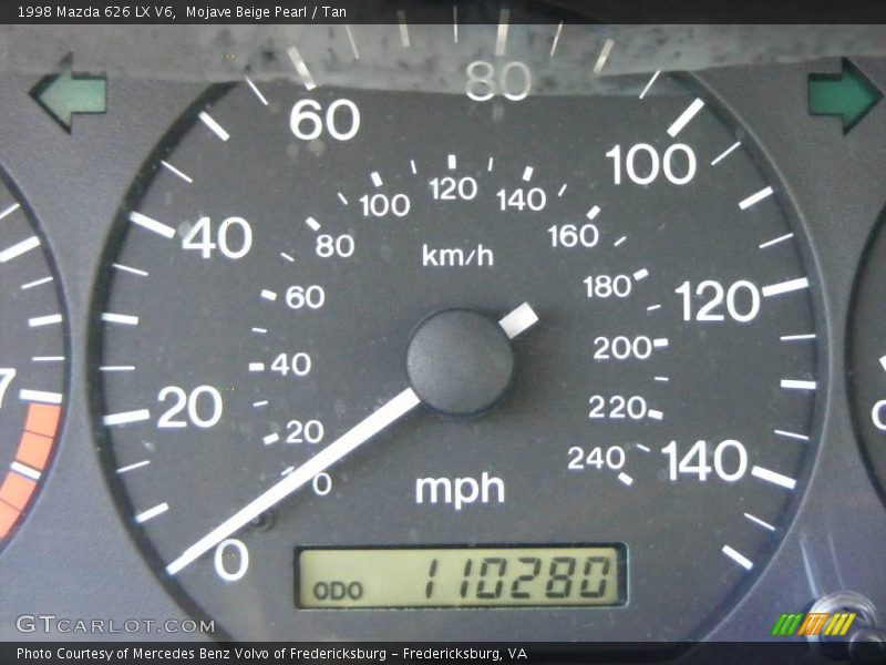 Mojave Beige Pearl / Tan 1998 Mazda 626 LX V6