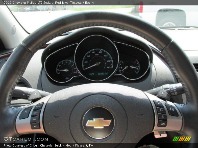 Red Jewel Tintcoat / Ebony 2010 Chevrolet Malibu LTZ Sedan