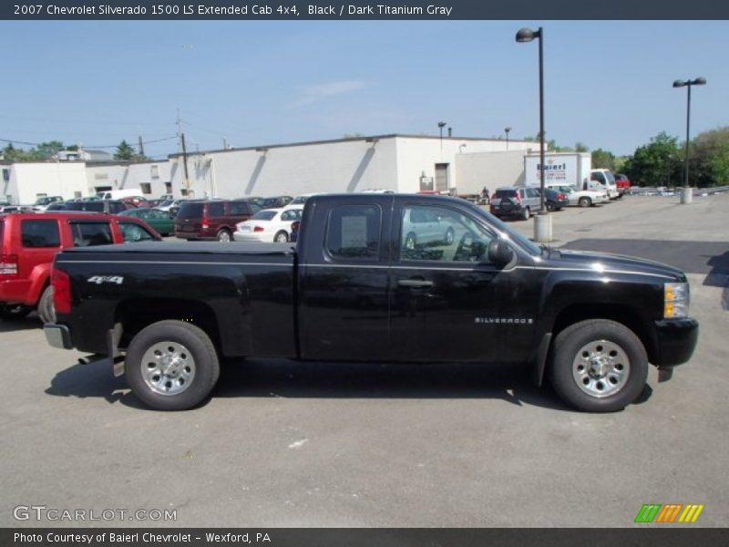  2007 Silverado 1500 LS Extended Cab 4x4 Black