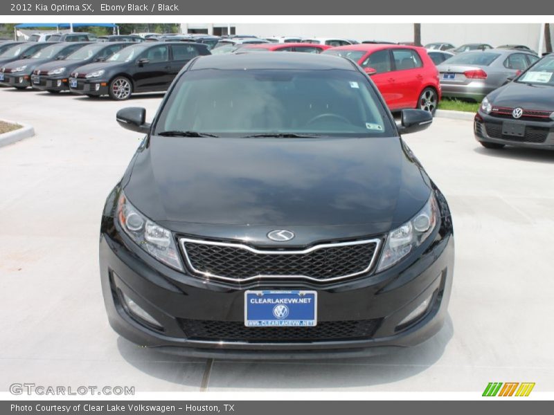 Ebony Black / Black 2012 Kia Optima SX
