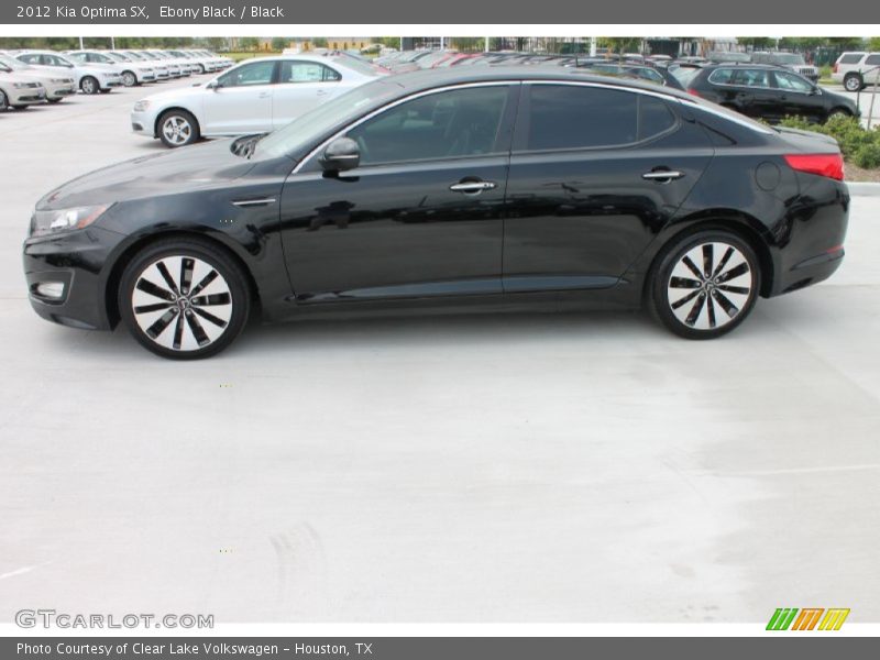 Ebony Black / Black 2012 Kia Optima SX