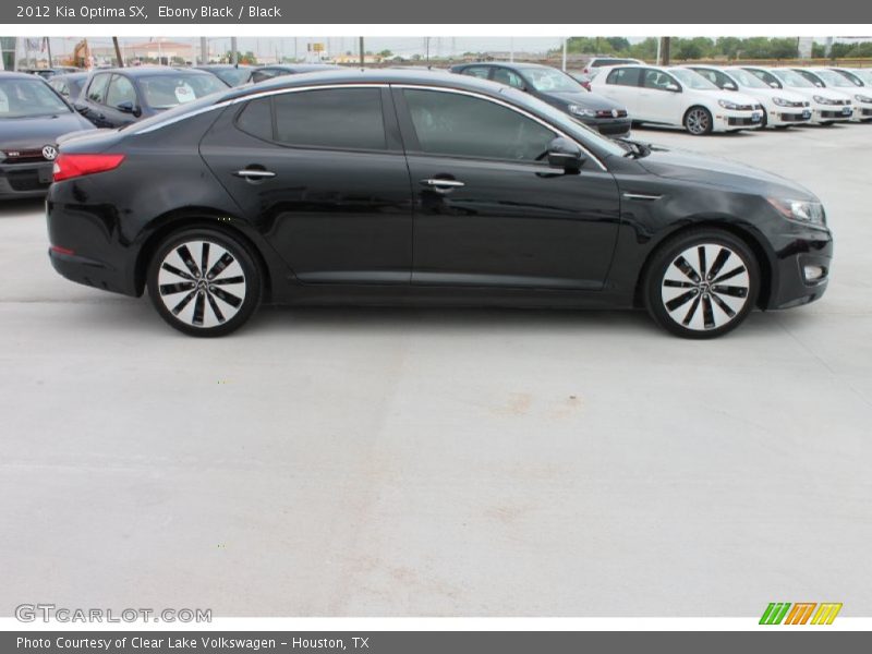 Ebony Black / Black 2012 Kia Optima SX