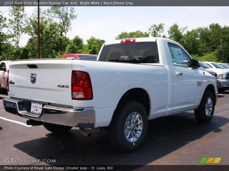 Bright White / Black/Diesel Gray 2013 Ram 1500 Big Horn Regular Cab 4x4
