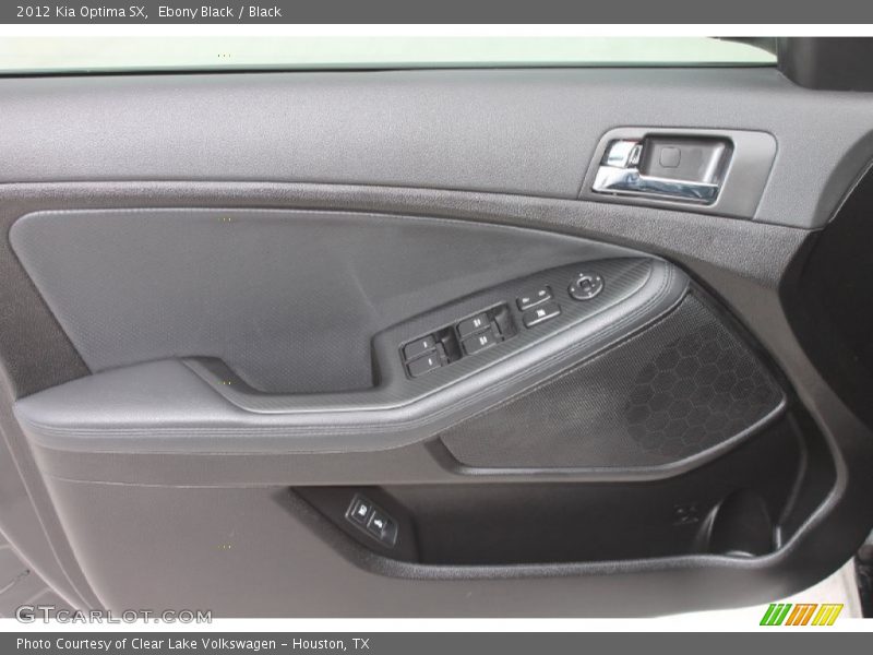 Ebony Black / Black 2012 Kia Optima SX
