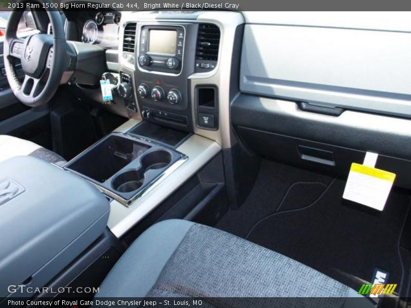 Bright White / Black/Diesel Gray 2013 Ram 1500 Big Horn Regular Cab 4x4