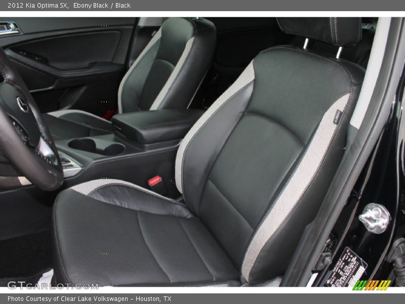 Ebony Black / Black 2012 Kia Optima SX