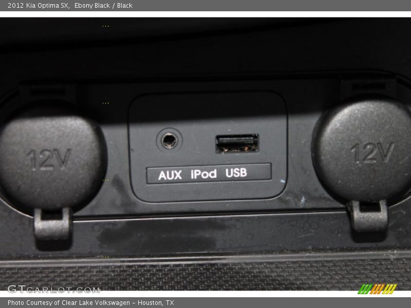 Ebony Black / Black 2012 Kia Optima SX