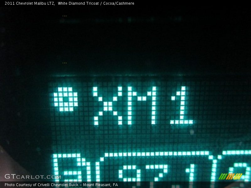 White Diamond Tricoat / Cocoa/Cashmere 2011 Chevrolet Malibu LTZ