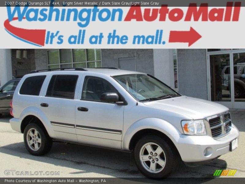 Bright Silver Metallic / Dark Slate Gray/Light Slate Gray 2007 Dodge Durango SLT 4x4