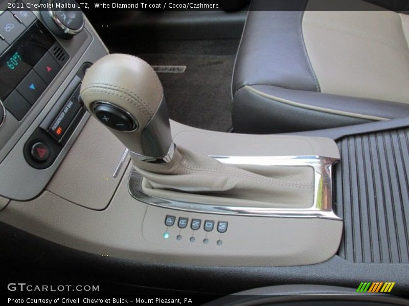 White Diamond Tricoat / Cocoa/Cashmere 2011 Chevrolet Malibu LTZ