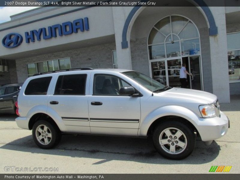 Bright Silver Metallic / Dark Slate Gray/Light Slate Gray 2007 Dodge Durango SLT 4x4