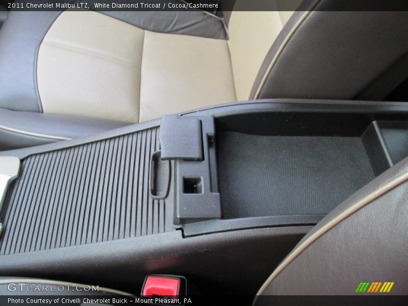 White Diamond Tricoat / Cocoa/Cashmere 2011 Chevrolet Malibu LTZ